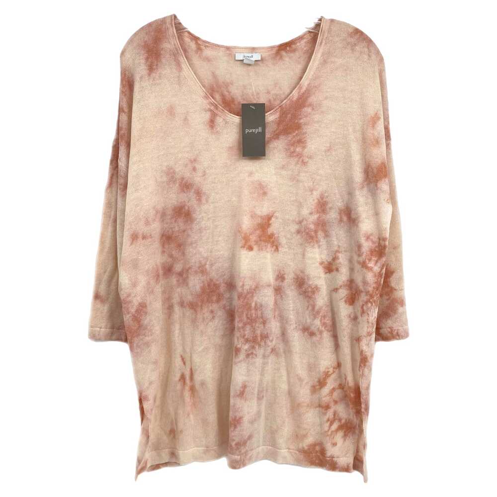 J. Jill Pink Knit Tie Dye Sweater | Size M